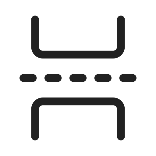 Ic, fluent, document, page, break, regular icon
