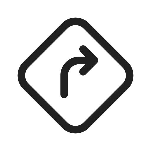 Ic, fluent, directions, regular icon