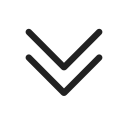 Ic,Fluent,Chevron,Double,Down,Regular
