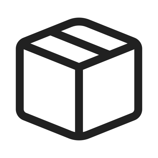 Ic, fluent, box, regular icon