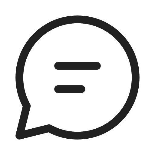 Ic, fluent, chat, regular icon