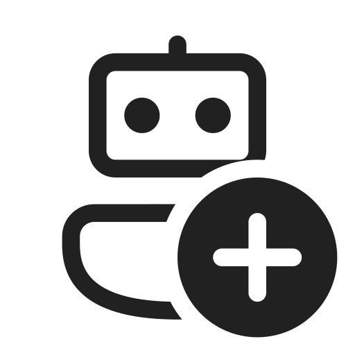 Ic, fluent, bot, add, regular icon