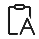 Ic,Fluent,Clipboard,Letter,Regular ok 