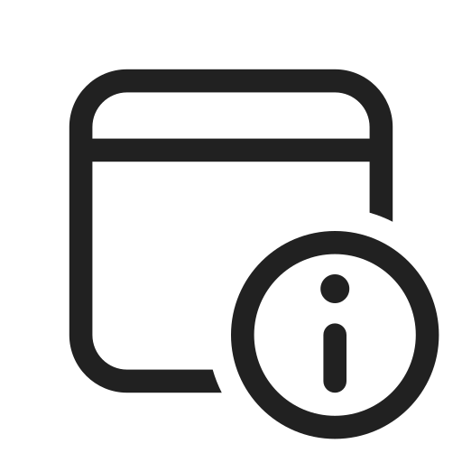 Ic, fluent, calendar, info, regular icon