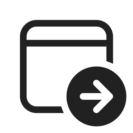 Ic, fluent, calendar, arrow, right, regular icon