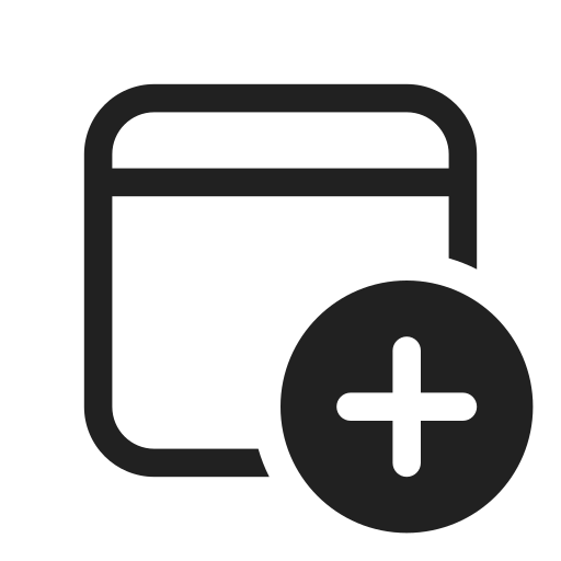 Ic, fluent, calendar, add, regular icon