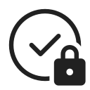 Ic,Fluent,Checkmark,Lock,Regular