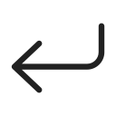 Ic,Fluent,Arrow,Enter,Left,Regular