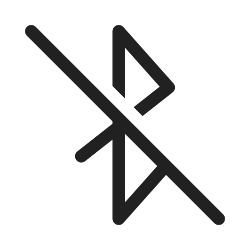 Ic, fluent, bluetooth, disabled, regular icon