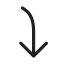 Ic,Fluent,Arrow,Curve,Down,Right,Regular