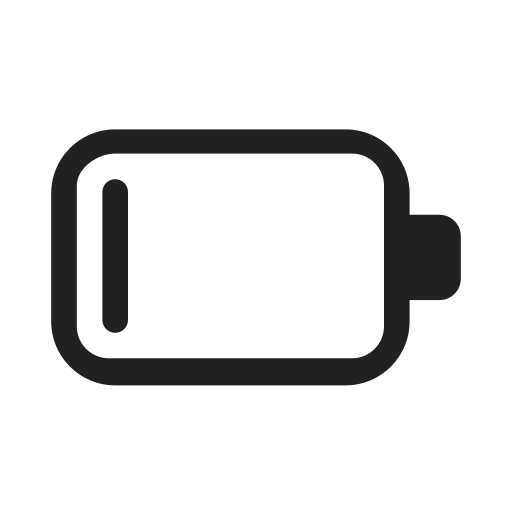 Ic, fluent, battery, 1, regular icon