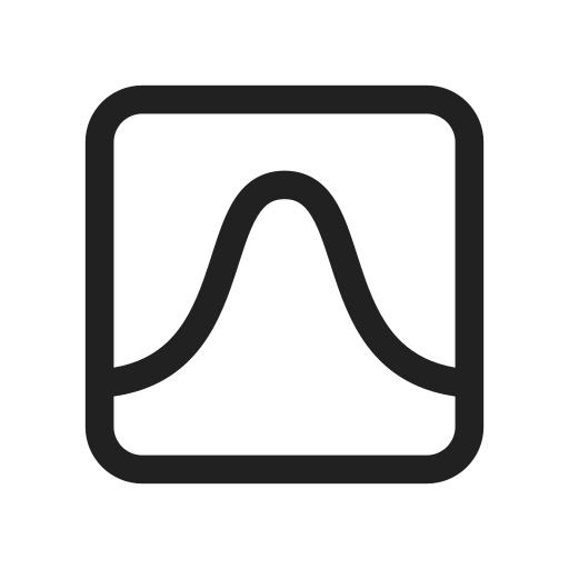 Ic, fluent, bezier, curve, regular icon