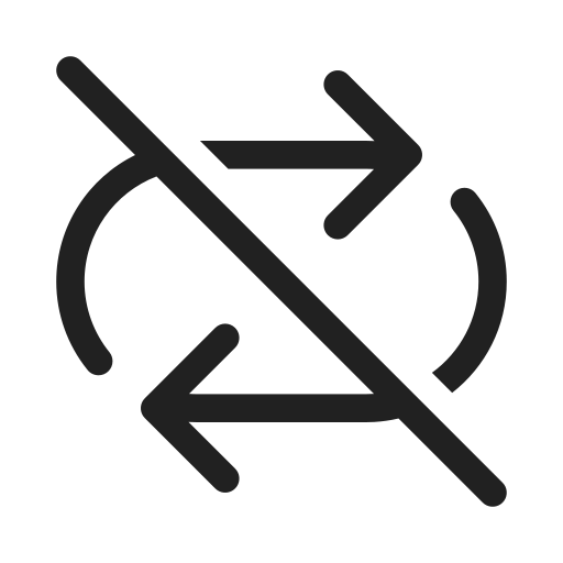Ic, fluent, arrow, repeat, all, off, regular icon