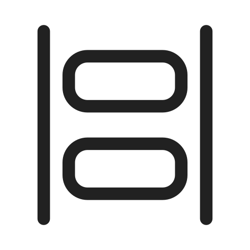 Ic, fluent, align, stretch, horizontal, regular icon