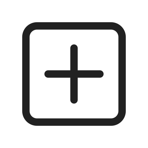 Ic, fluent, add, square, regular icon