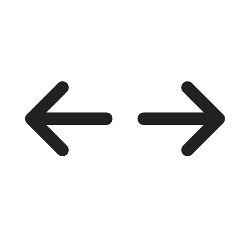 Ic, fluent, arrow, split, regular icon