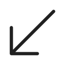 Ic,Fluent,Arrow,Down,Left,Regular