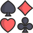 shapes,casino,poker,diamonds,hearts,poker chip,spades,clovers