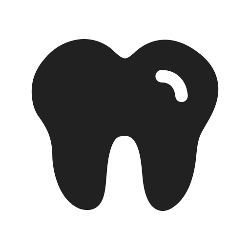 Ic, fluent, dentist, filled icon