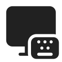 Ic,Fluent,Desktop,Keyboard,Filled ok 