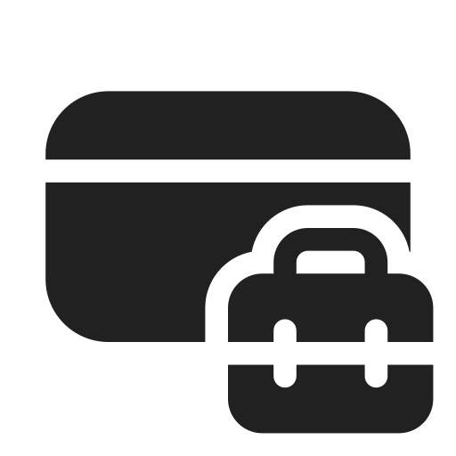 Ic, fluent, credit, card, toolbox, filled icon