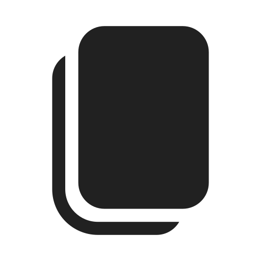 Ic, fluent, copy, filled icon