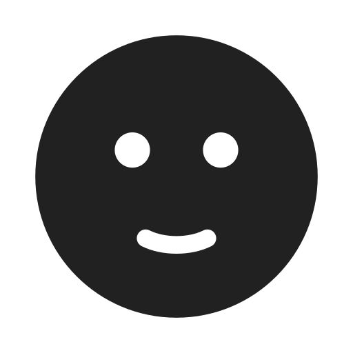 Ic, fluent, emoji, smile, slight, filled icon