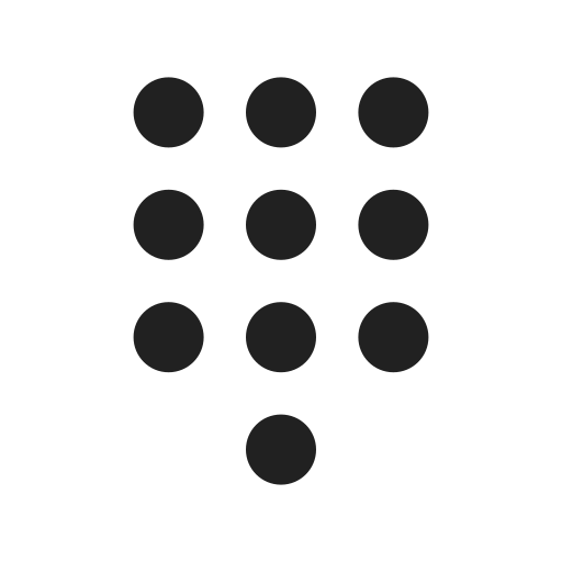 Ic, fluent, dialpad, filled icon