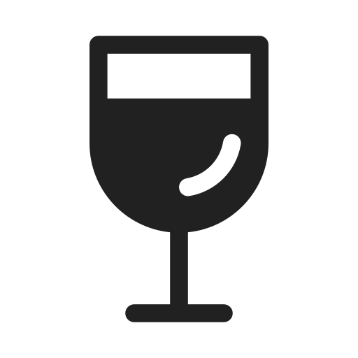 Ic, fluent, drink, wine, filled icon