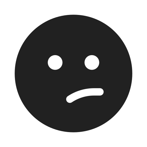 Ic, fluent, emoji, sad, slight, filled icon