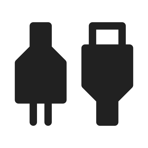 Ic, fluent, connector, filled icon