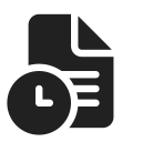Ic,Fluent,Document,Text,Clock,Filled ok 