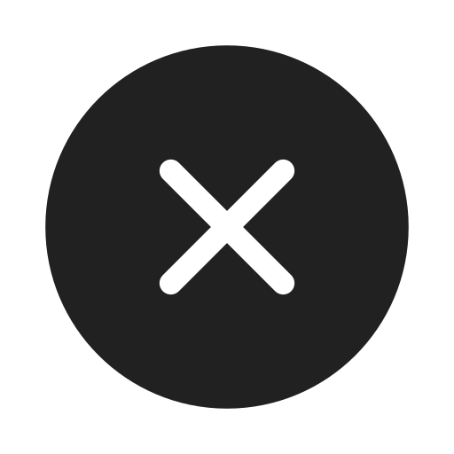Ic, fluent, dismiss, circle, filled icon