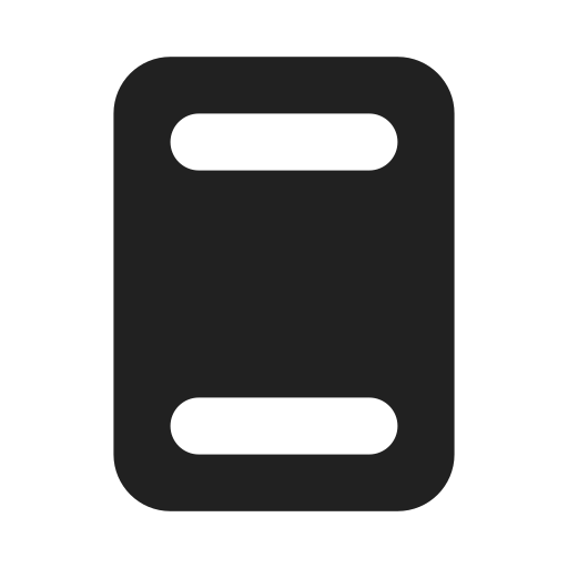 Ic, fluent, document, header, footer, filled icon