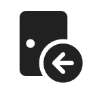 Ic,Fluent,Door,Arrow,Left,Filled ok 