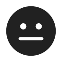 Ic,Fluent,Emoji,Meh,Filled ok 