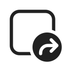 Ic,Fluent,Square,Arrow,Forward,Regular