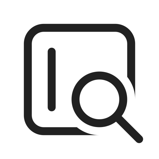 Ic, fluent, sidebar, search, rtl, regular icon