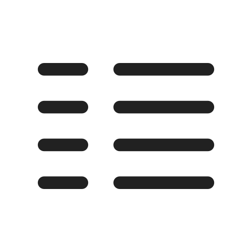 Ic, fluent, text, column, two, left, regular icon