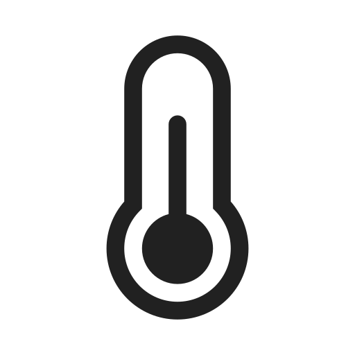 Ic, fluent, temperature, regular icon