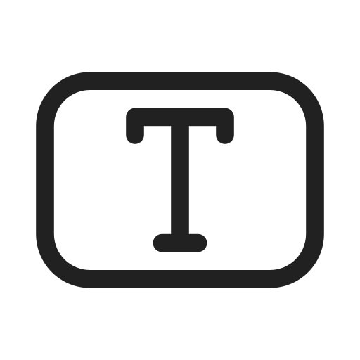 Ic, fluent, text, field, regular icon
