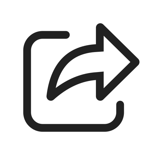 Ic, fluent, share, regular icon