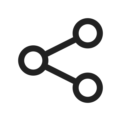 Ic, fluent, share, android, regular icon