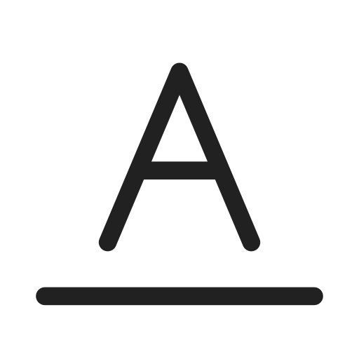 Ic, fluent, text, baseline, regular icon