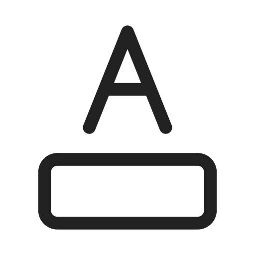 Ic, fluent, text, color, regular icon