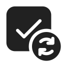 Ic,Fluent,Checkbox,Checked,Sync,Filled