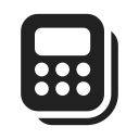 Ic,Fluent,Calculator,Multiple,Filled