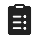 Ic,Fluent,Clipboard,Bullet,List,Rtl,Filled ok 