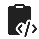 Ic,Fluent,Clipboard,Code,Filled