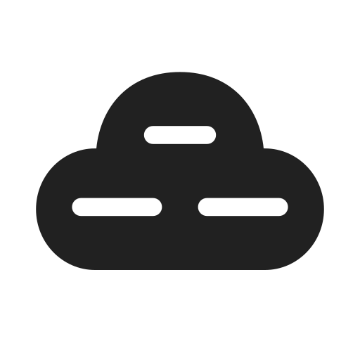 Ic, fluent, cloud, words, filled icon